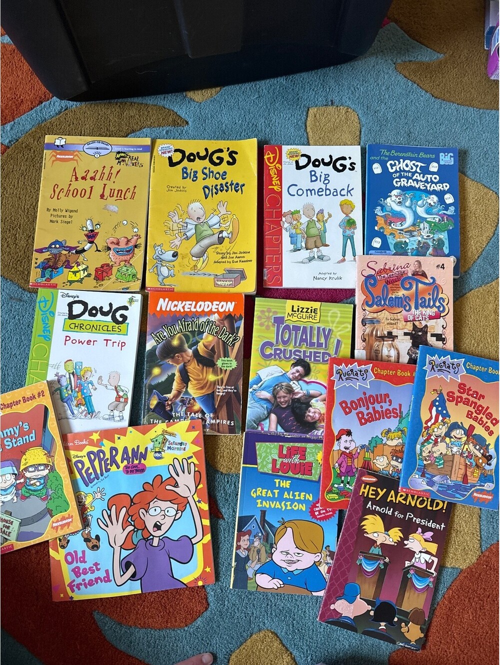 90s Y2K Nickelodeon Disney Chapter Book Lot 14 Rugrats Doug Hey Arnold Sabrina